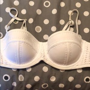 White Triangl Bikini Top XL